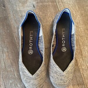 Rothy's Women's Round Toe Gray Flats 7.5